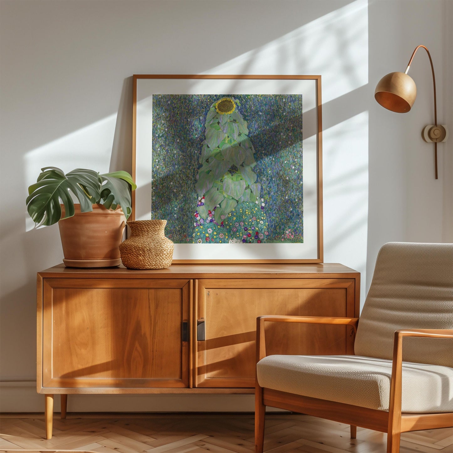 Gustav Klimt - Sunflowers Print