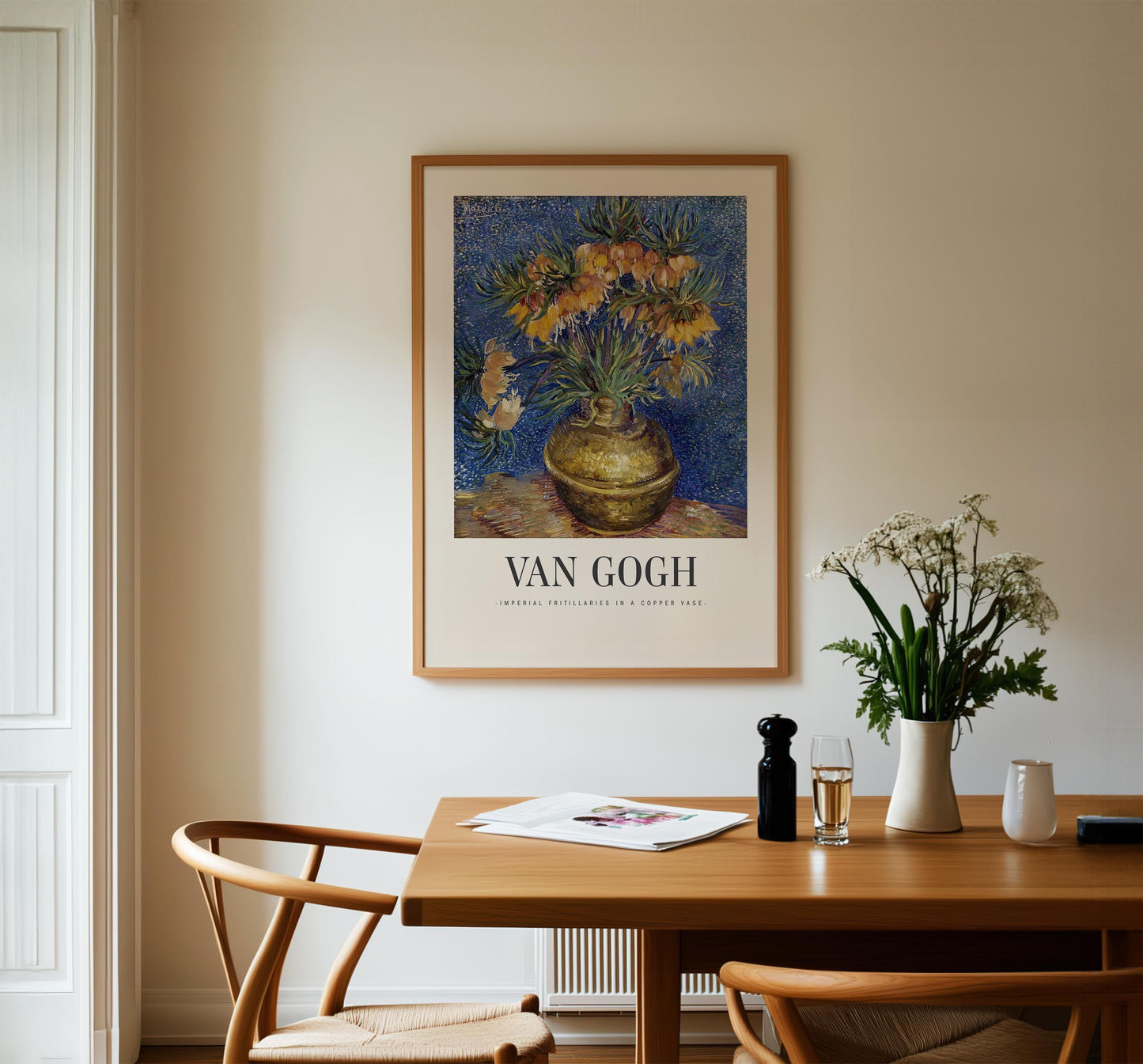 Van Gogh - Imperial Fritillaries In A Copper Vase Print