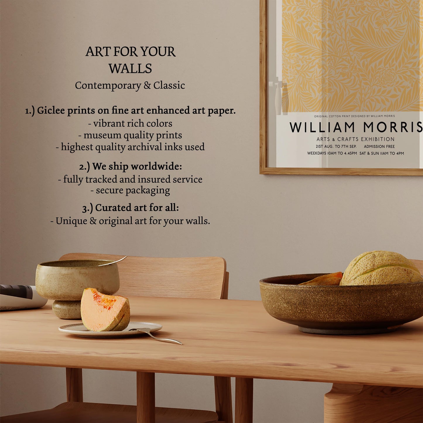 William Morris - Larkspur Print