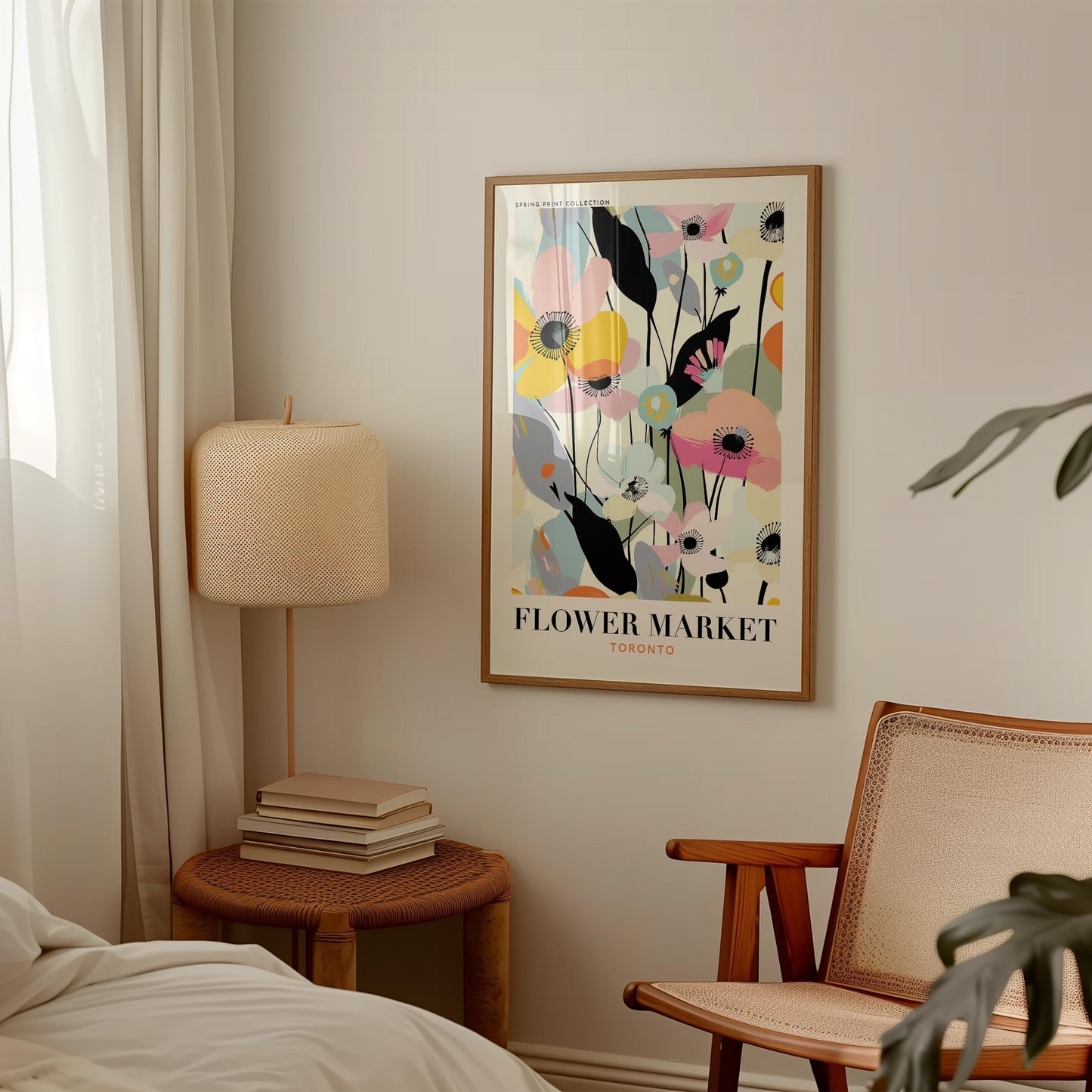Toronto Flower Market Print