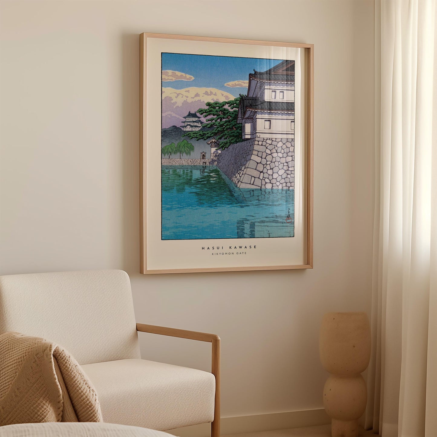 Hasui Kawase - Kikyomon Gate Print