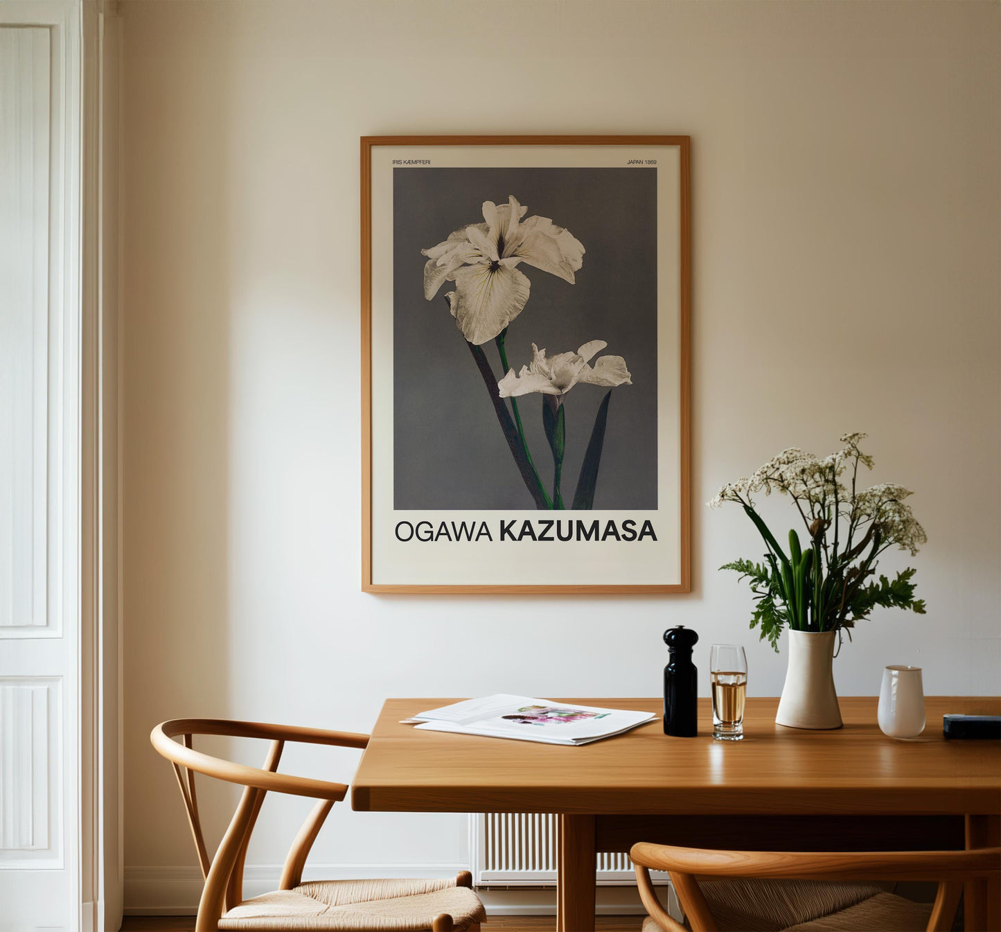 Ogawa Kazumasa - Iris Kaempferi Print