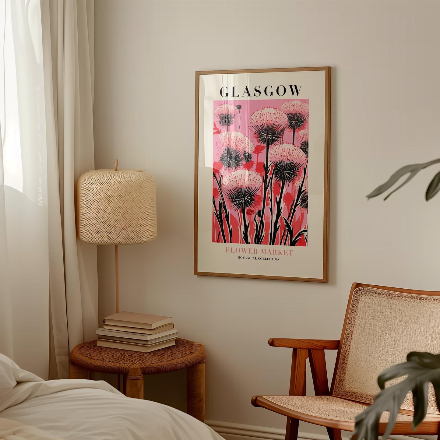 Glasgow Flower Market Print