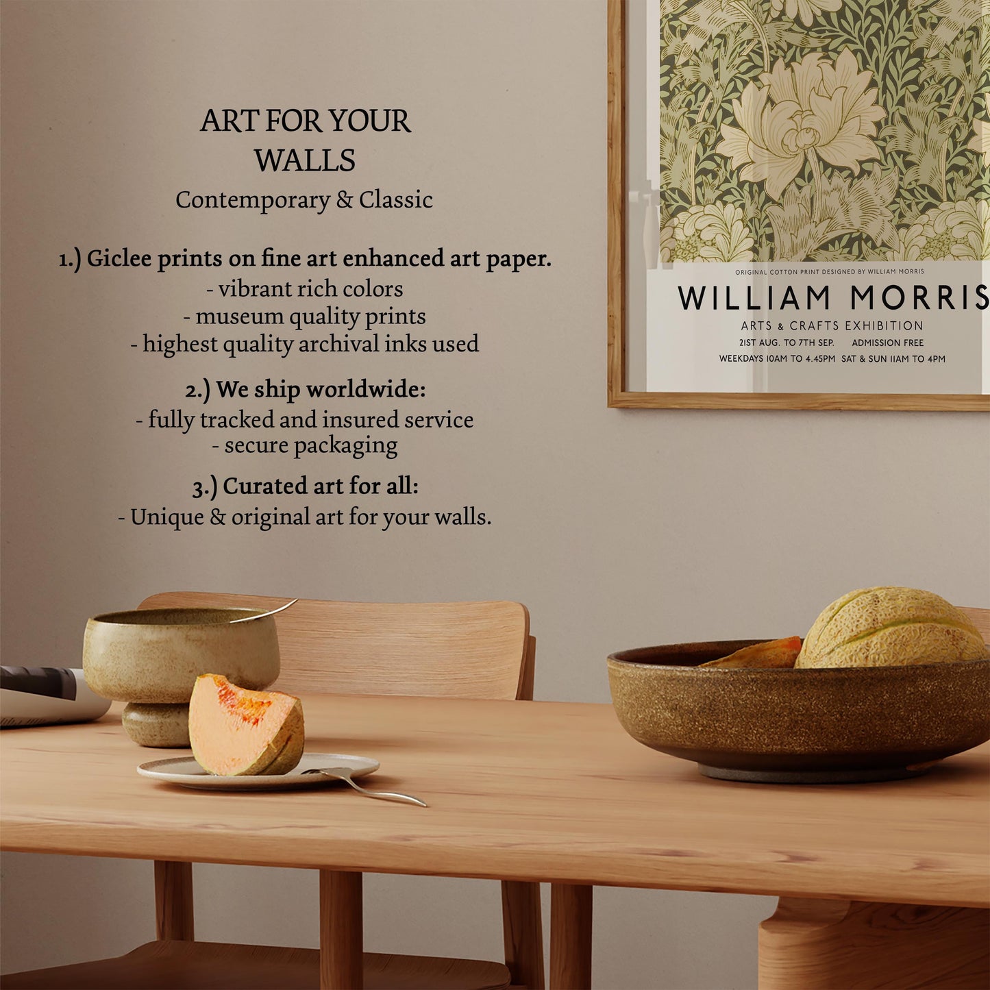 William Morris - Chrysanthemum Print