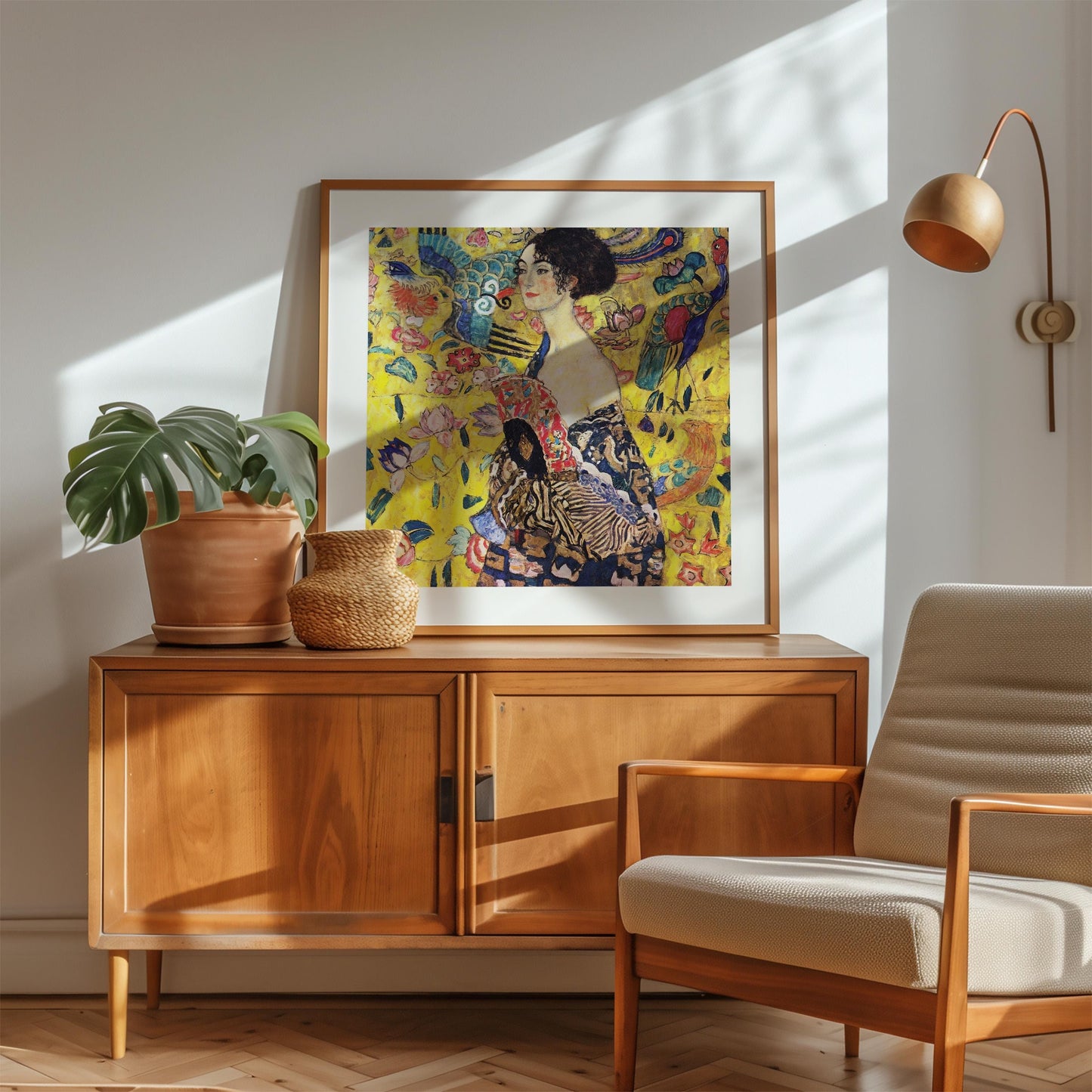Gustav Klimt - Woman with Fan Print