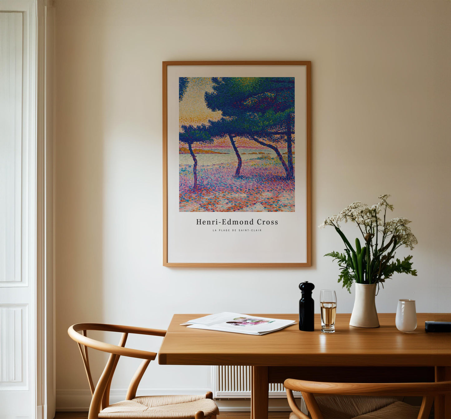 Henri-Edmond Cross - La Plage de Saint Clair Print