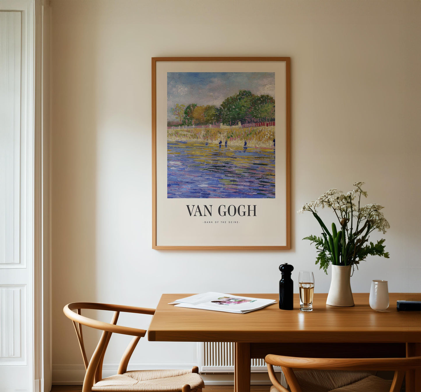 Van Gogh Art - Bank of the Seine Print