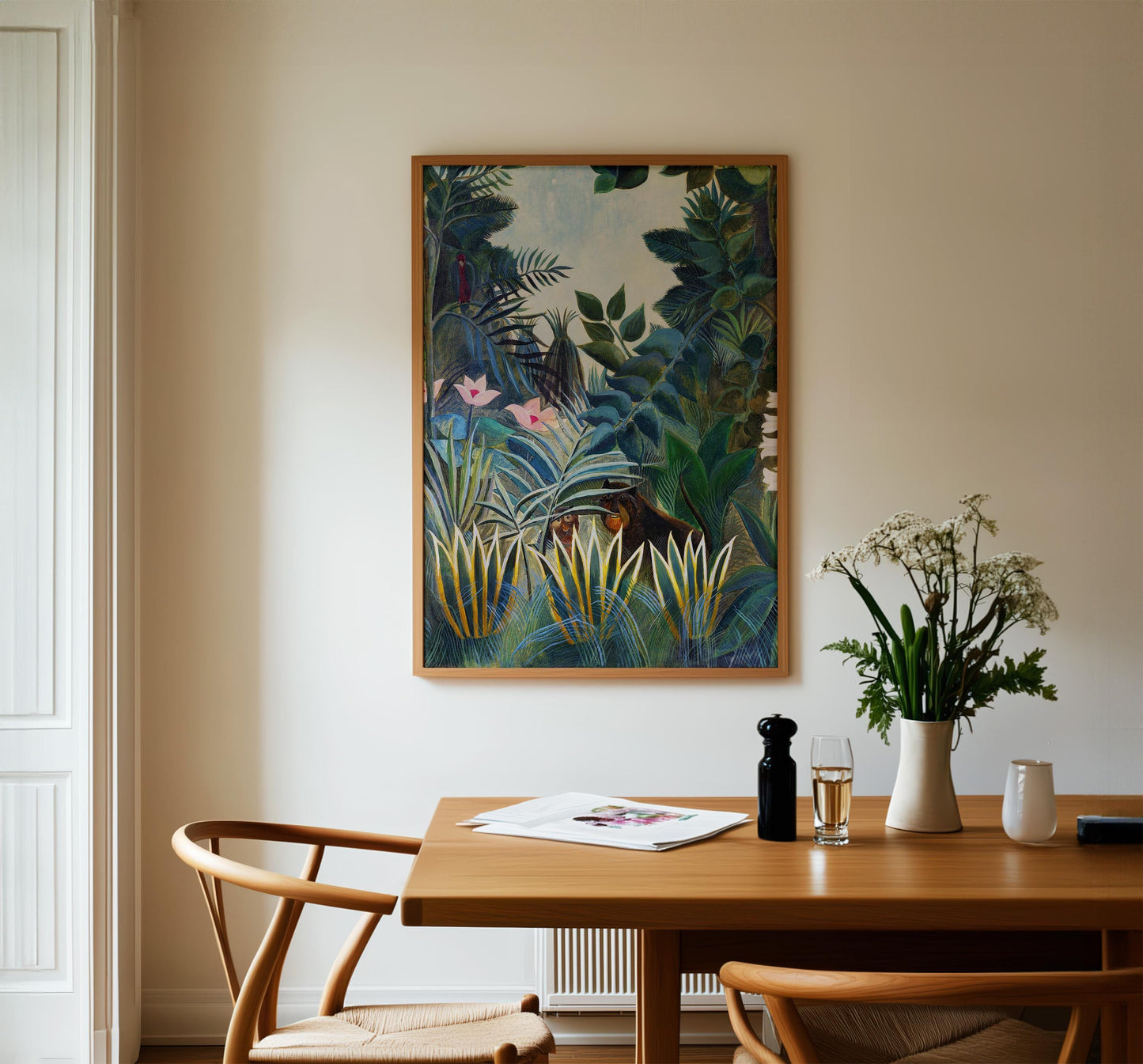 Henri Rousseau - The Equatorial Jungle Print