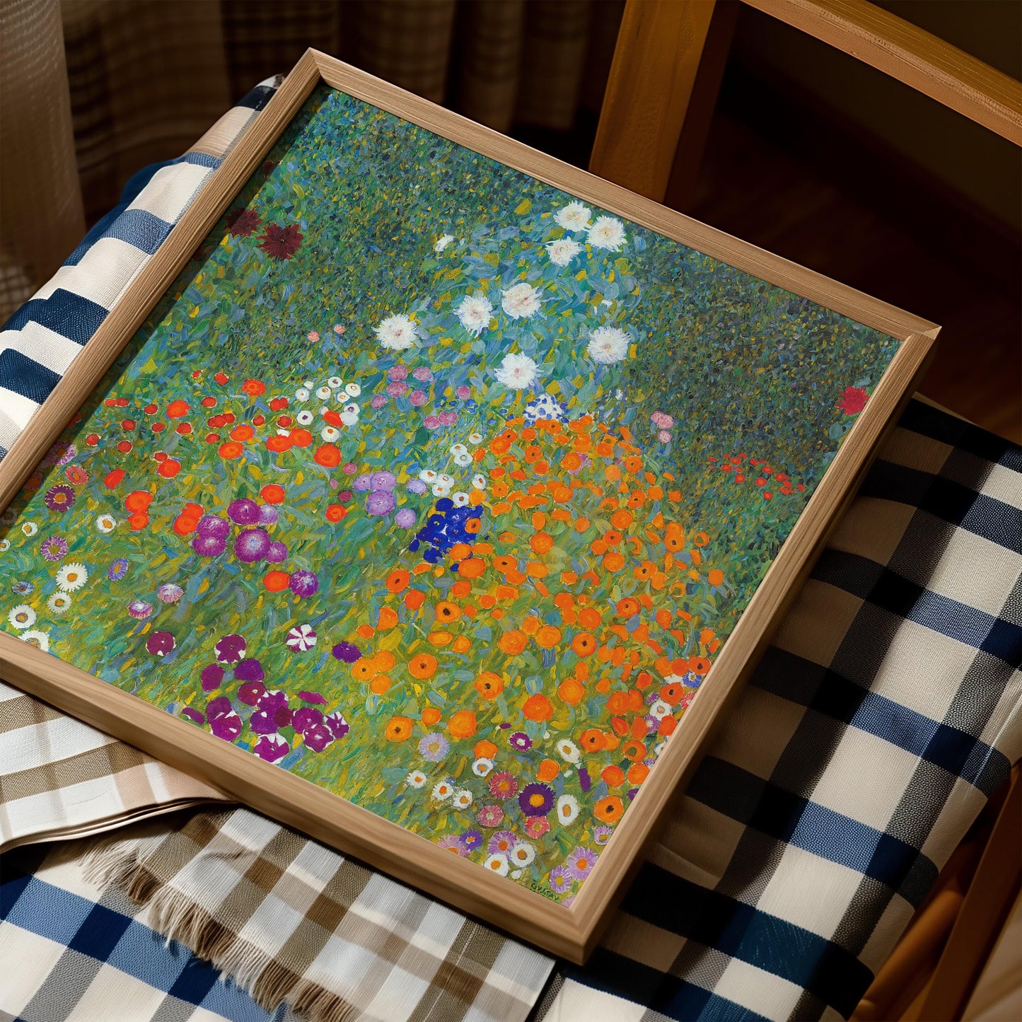 Gustav Klimt - Cottage Garden Print