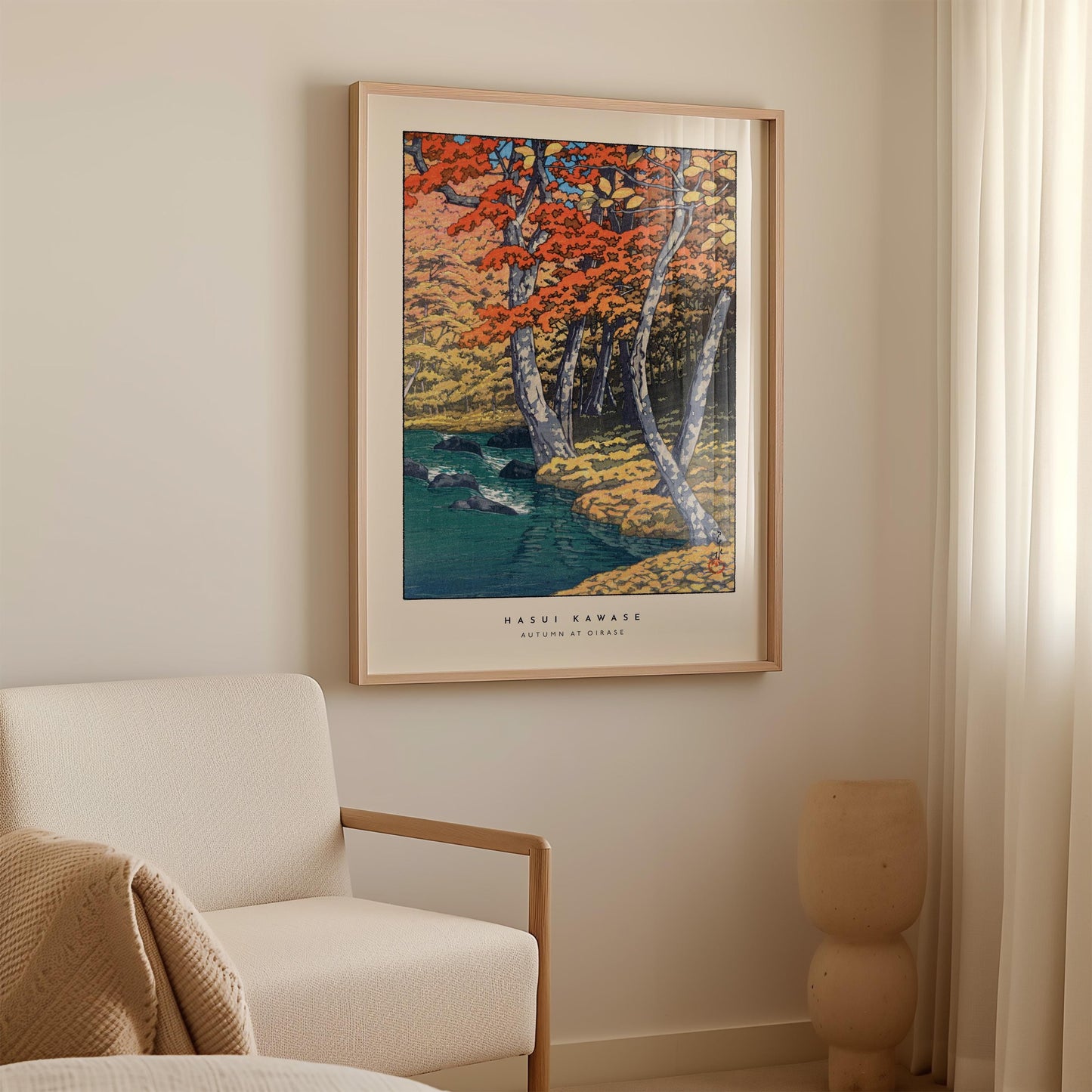 Hasui Kawase - Autumn At Oirase Print