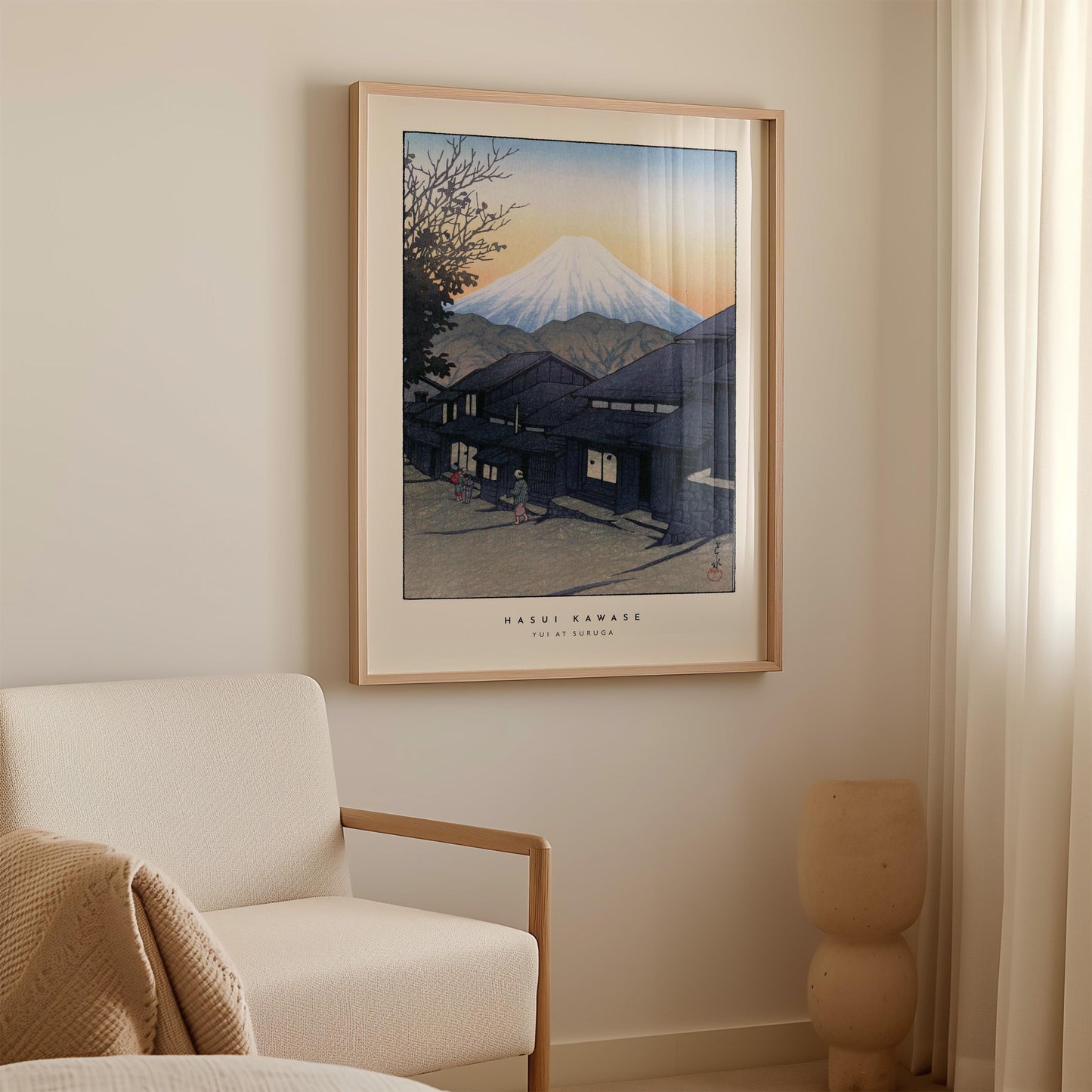 Hasui Kawase - Yui At Suruga Print