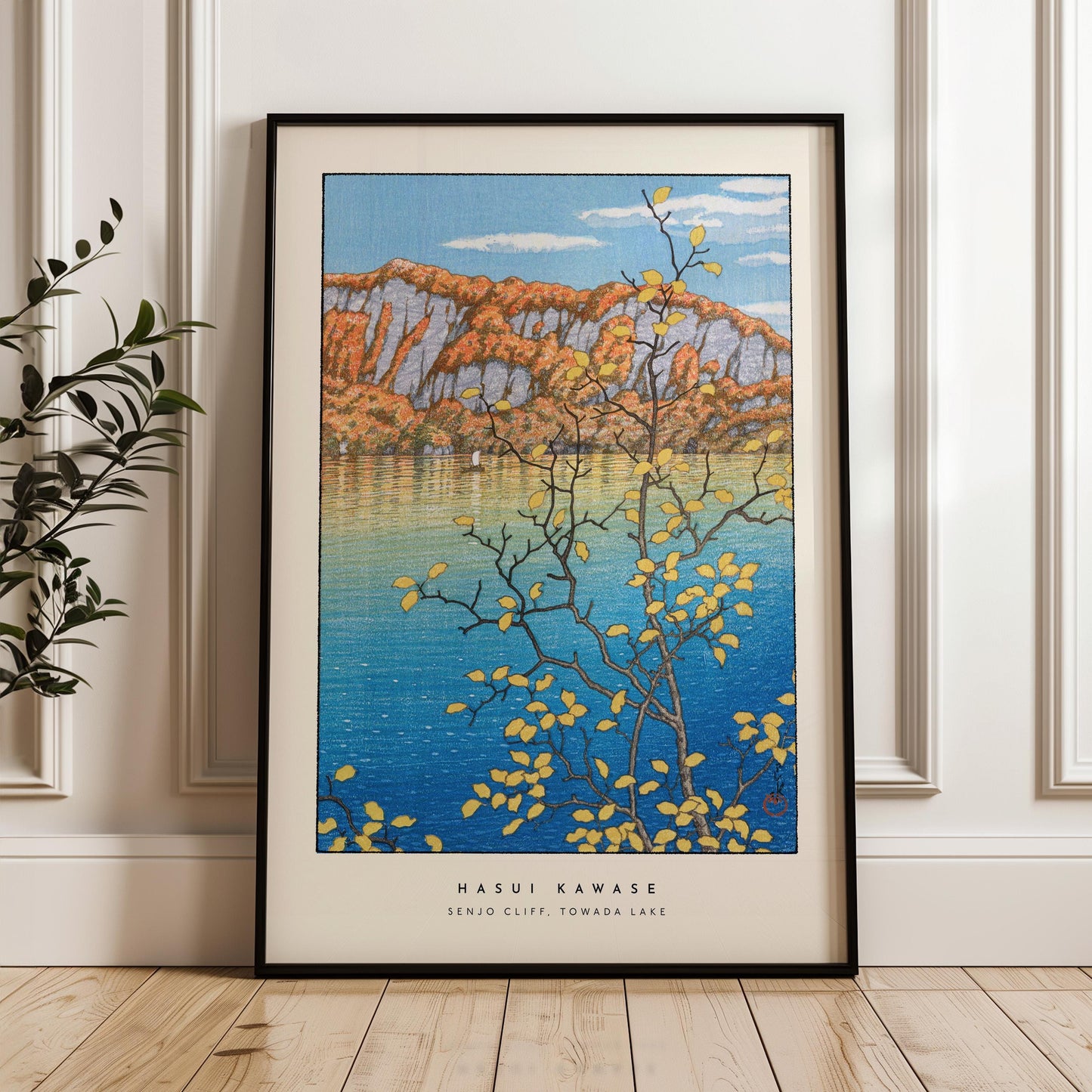 Hasui Kawase - Senjo Cliff Japanese Print