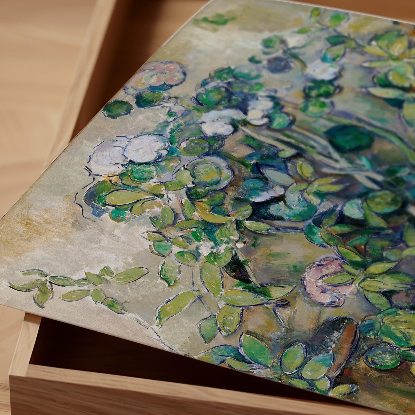 Cezanne - Terracotta Pots and Flowers Print