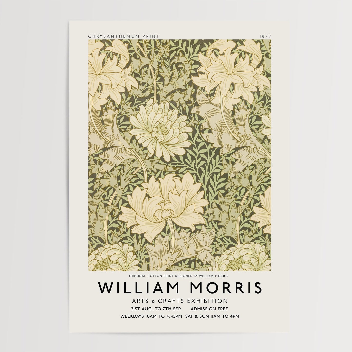 William Morris - Chrysanthemum Print
