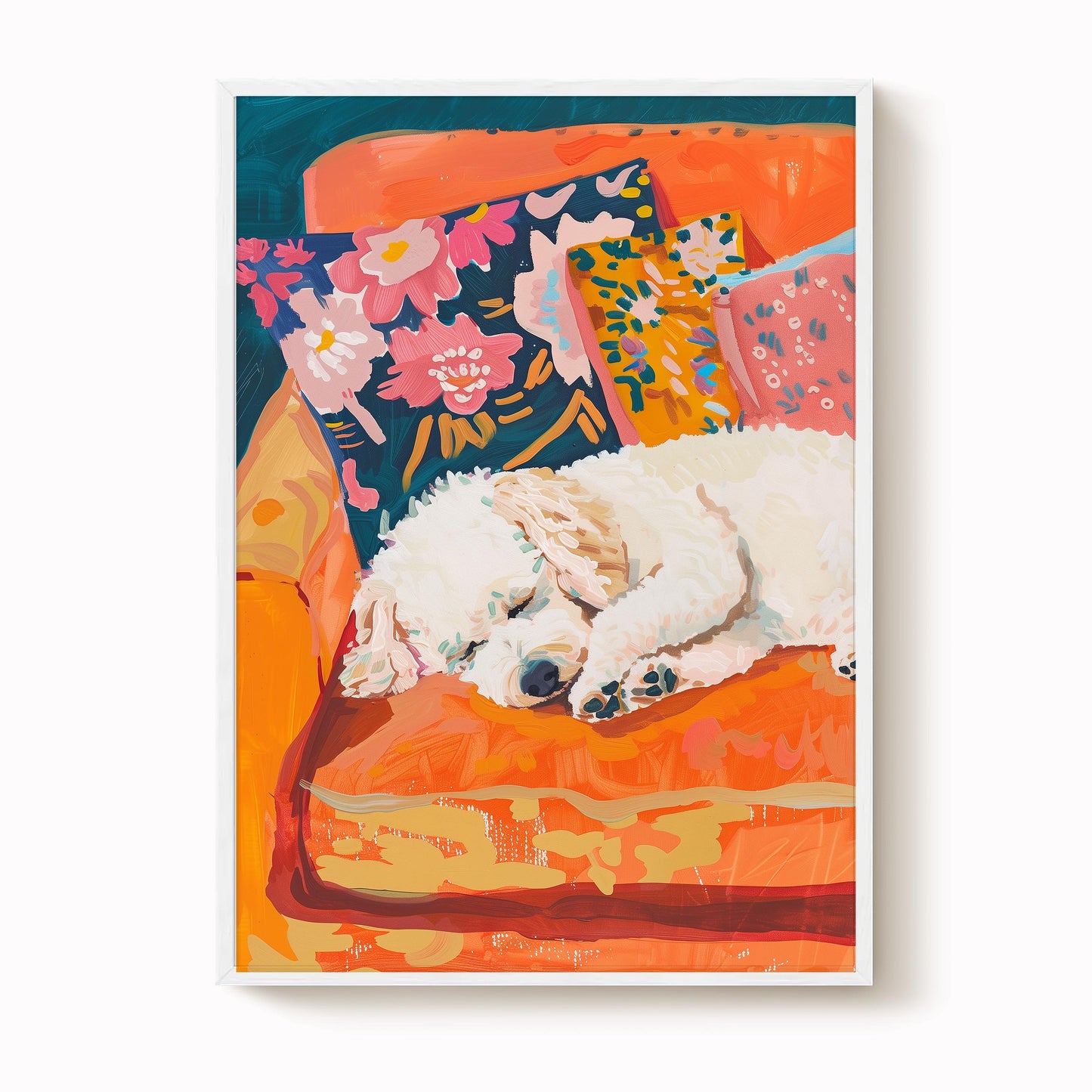 Poodle Art Print