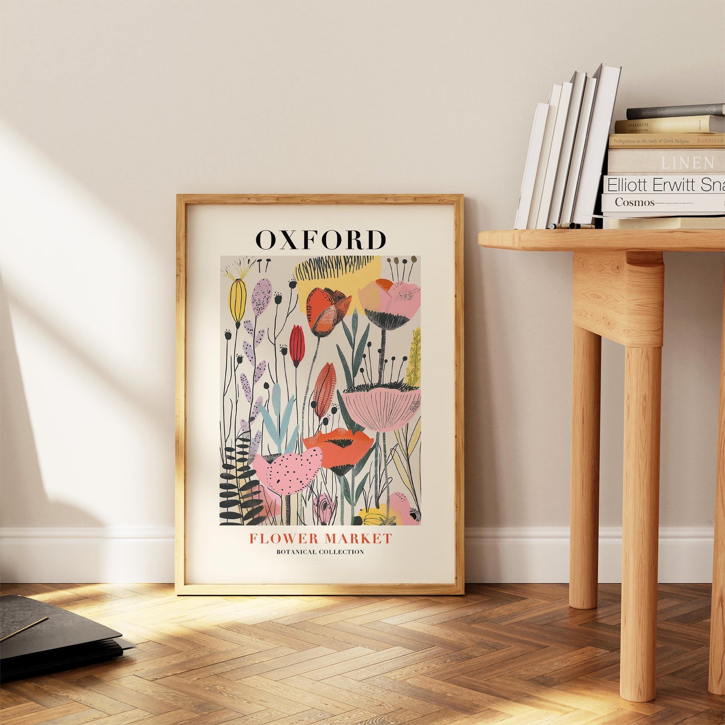 Oxford Flower Market Print