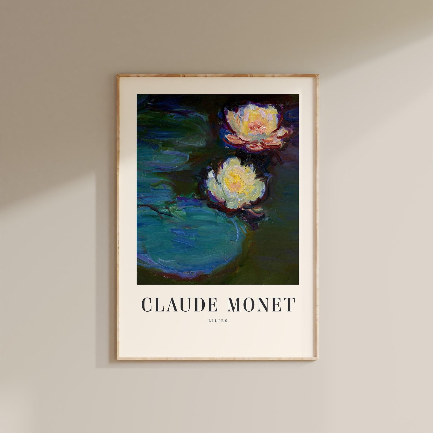 Monet - Waterlilies Print