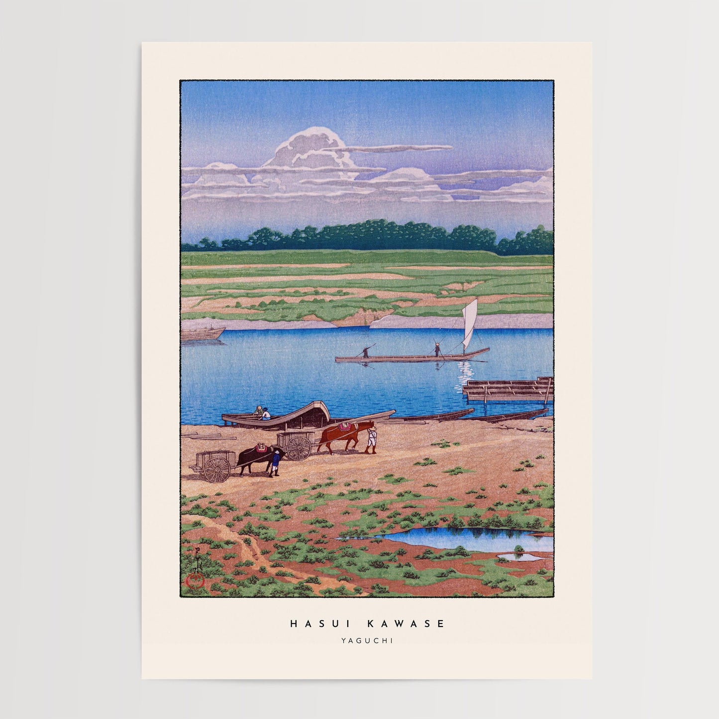 Hasui Kawase - Yaguchi Print