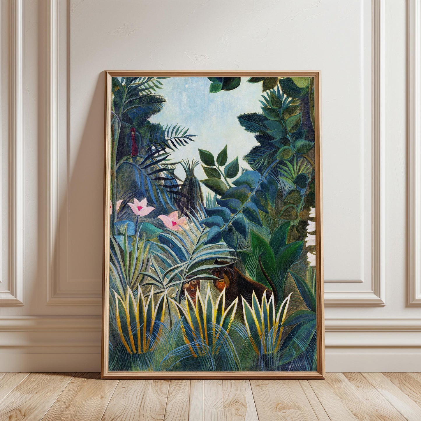 Henri Rousseau - The Equatorial Jungle Print