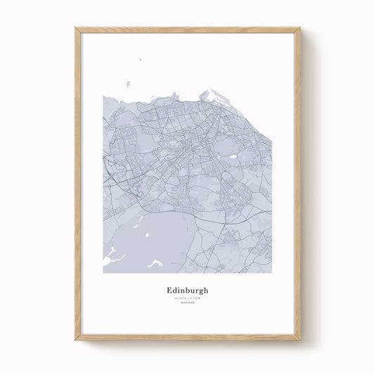 Edinburgh Map Print