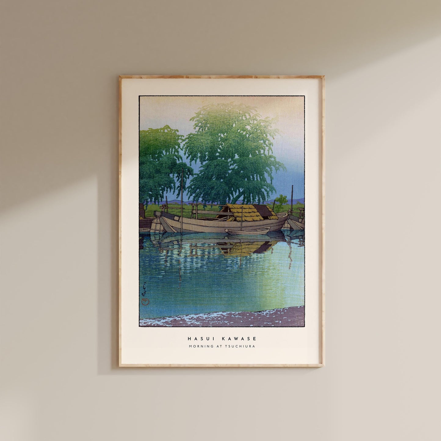Hasui Kawase - Morning At Tsuchiura Print