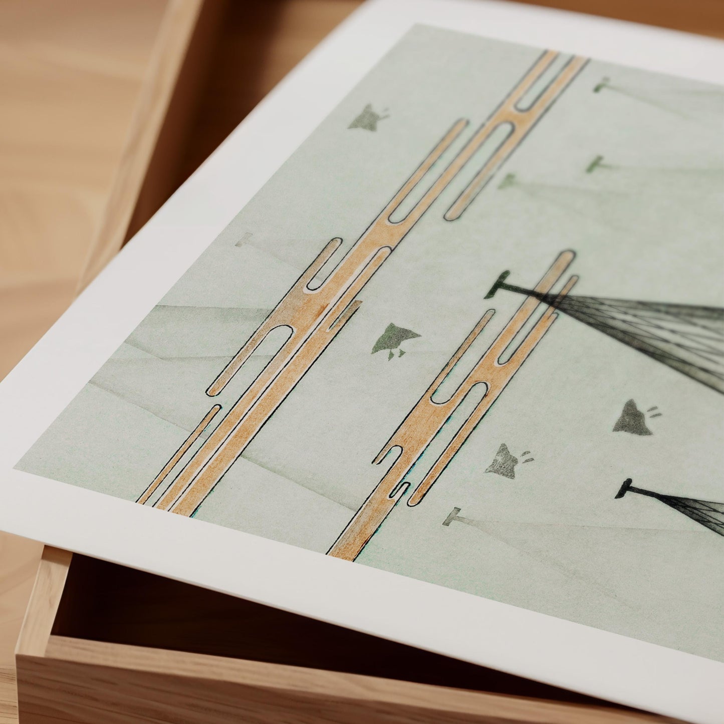 Watanabe Seitei - Skyscape Print
