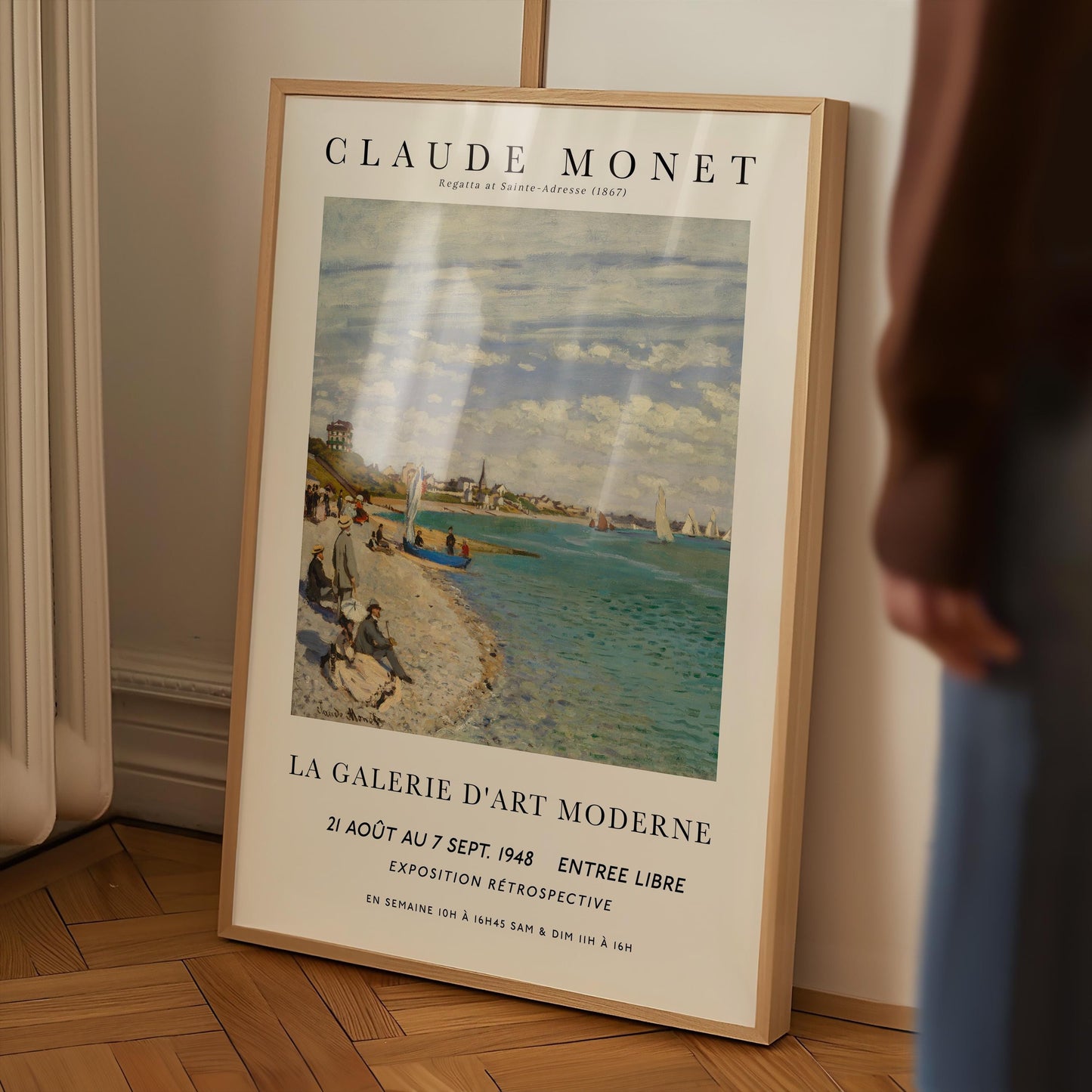 Monet - Regatta at Sainte-Adresse Print