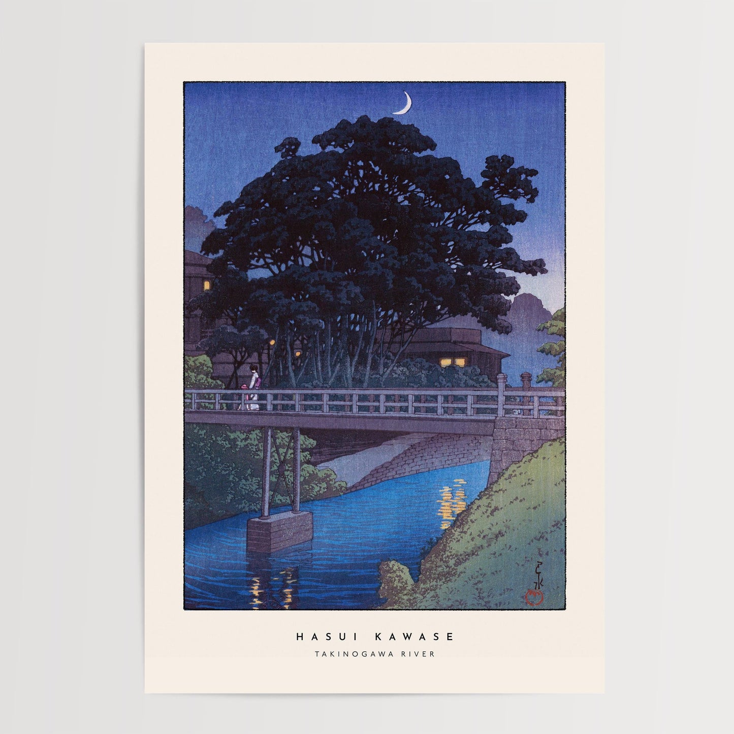 Hasui Kawase - Takinogawa River Print