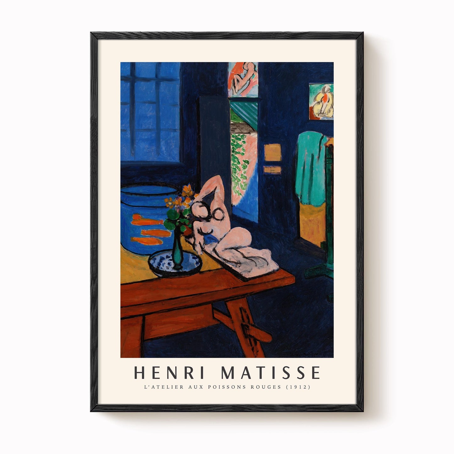 Henri Matisse - Studio with Goldfish Art Print