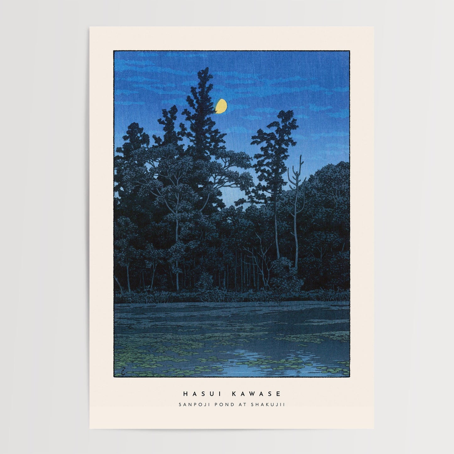 Hasui Kawase - Sanpoji Pond at Shakujii Print