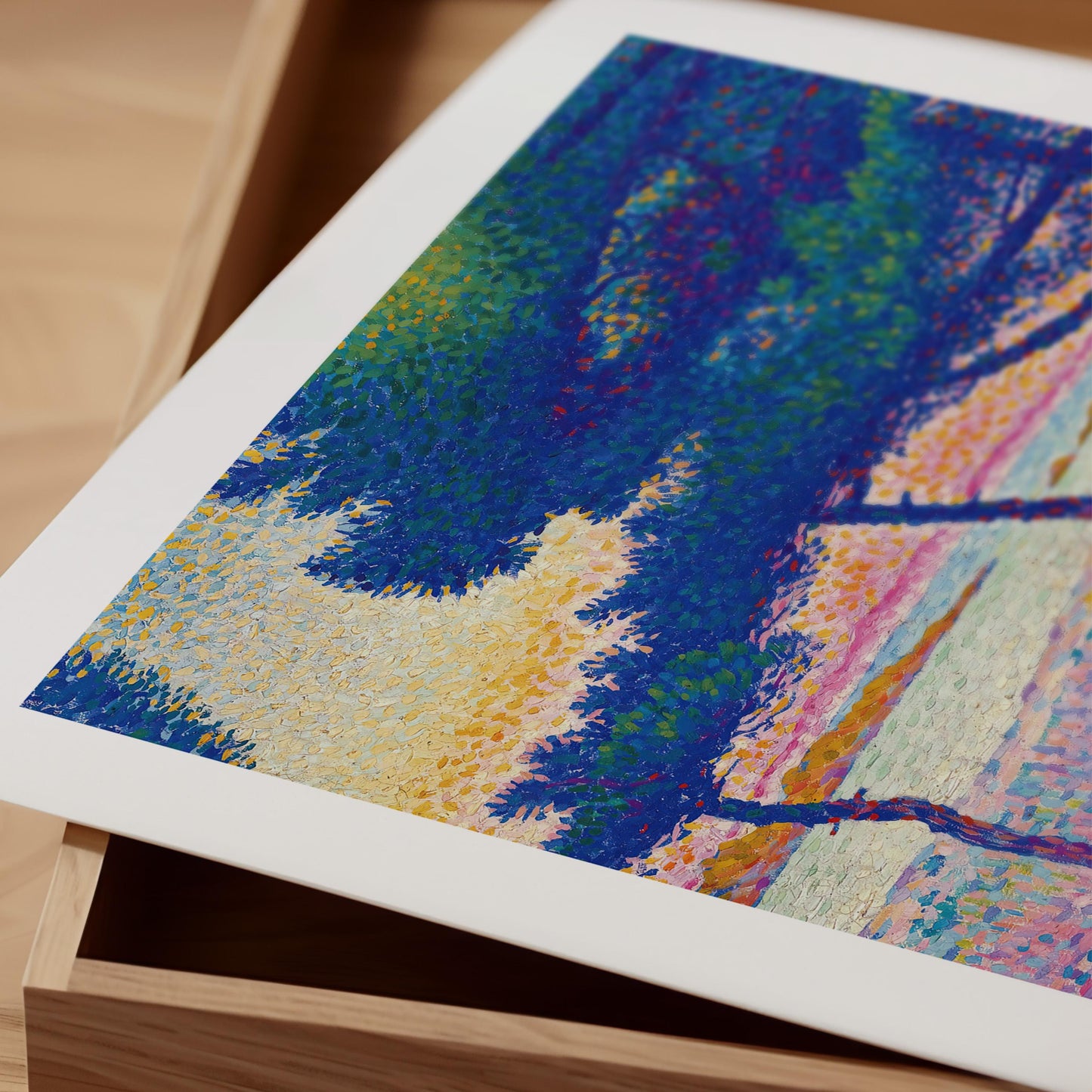 Henri-Edmond Cross - La Plage de Saint Clair Print