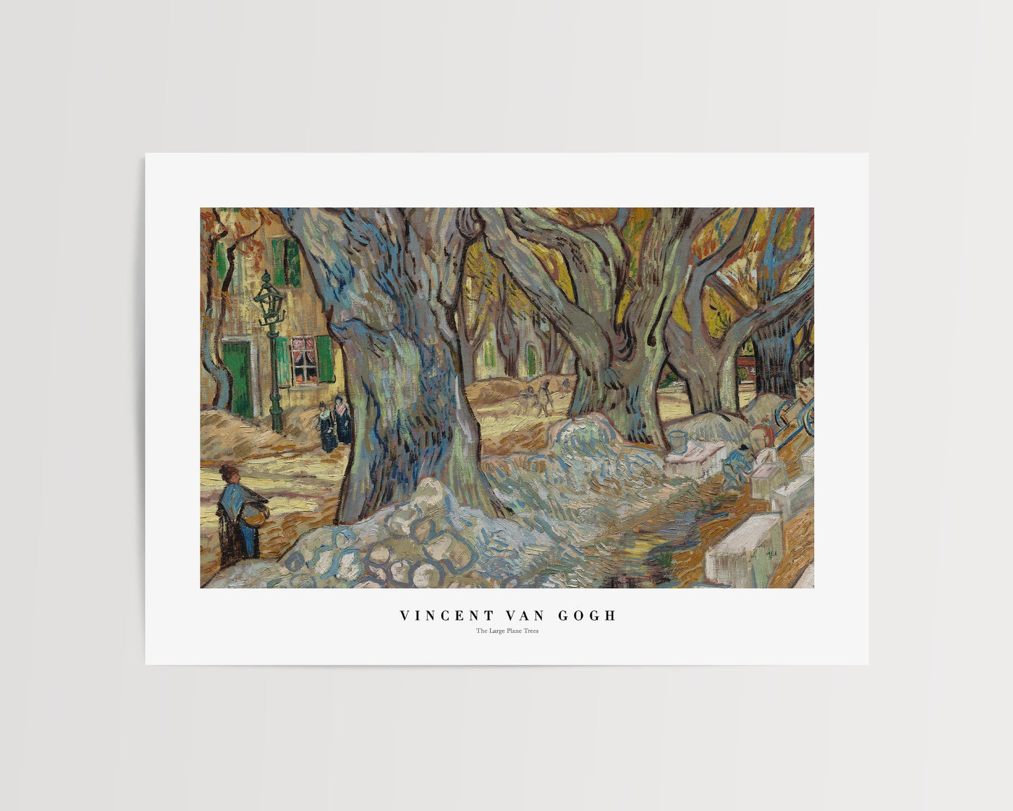 Van Gogh - The Large Plane Trees Print