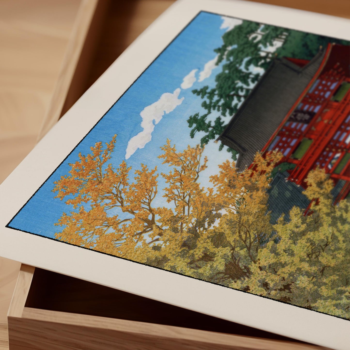 Hasui Kawase - Tsurugaoka Hachiman Shrine Print