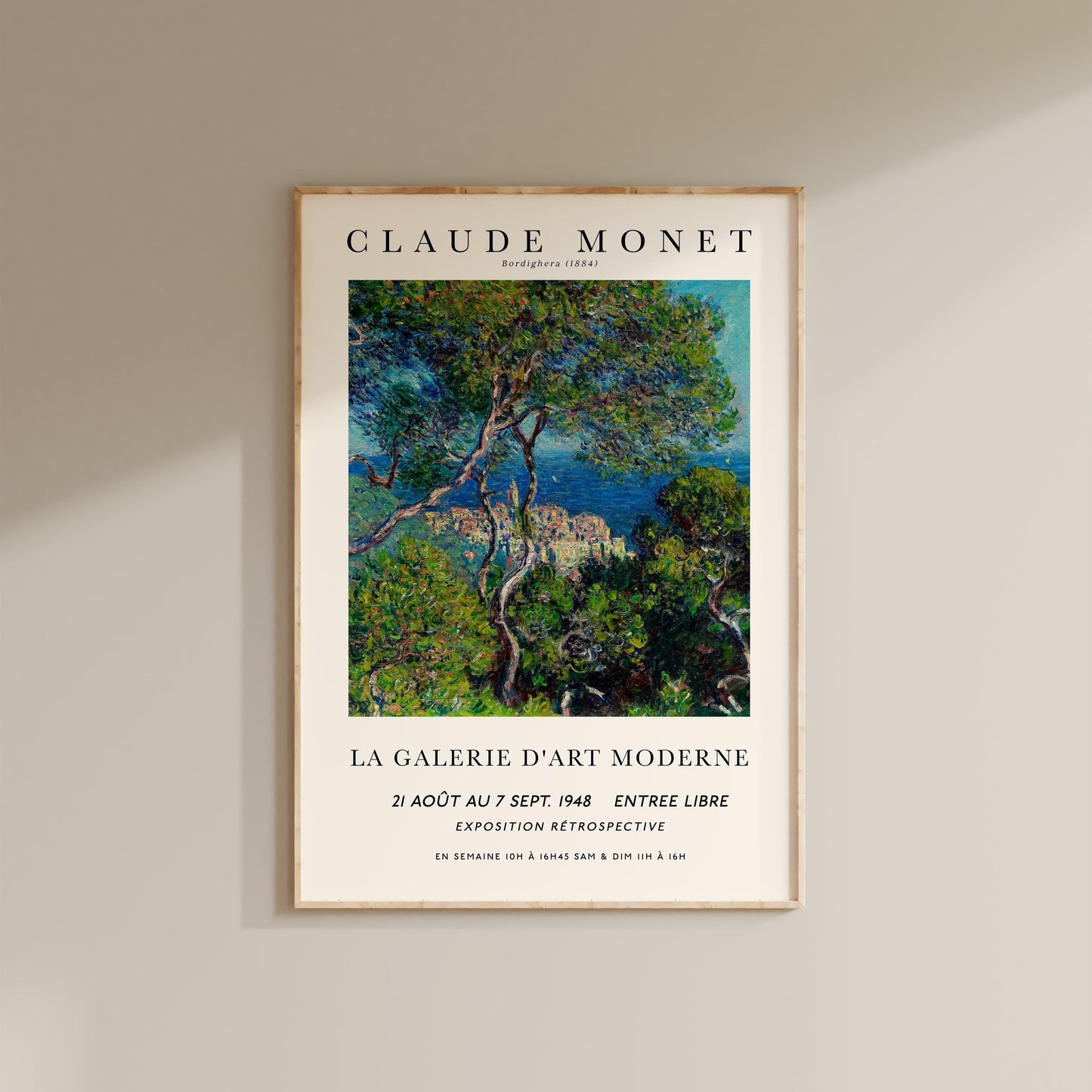 Monet - Bordighera Print