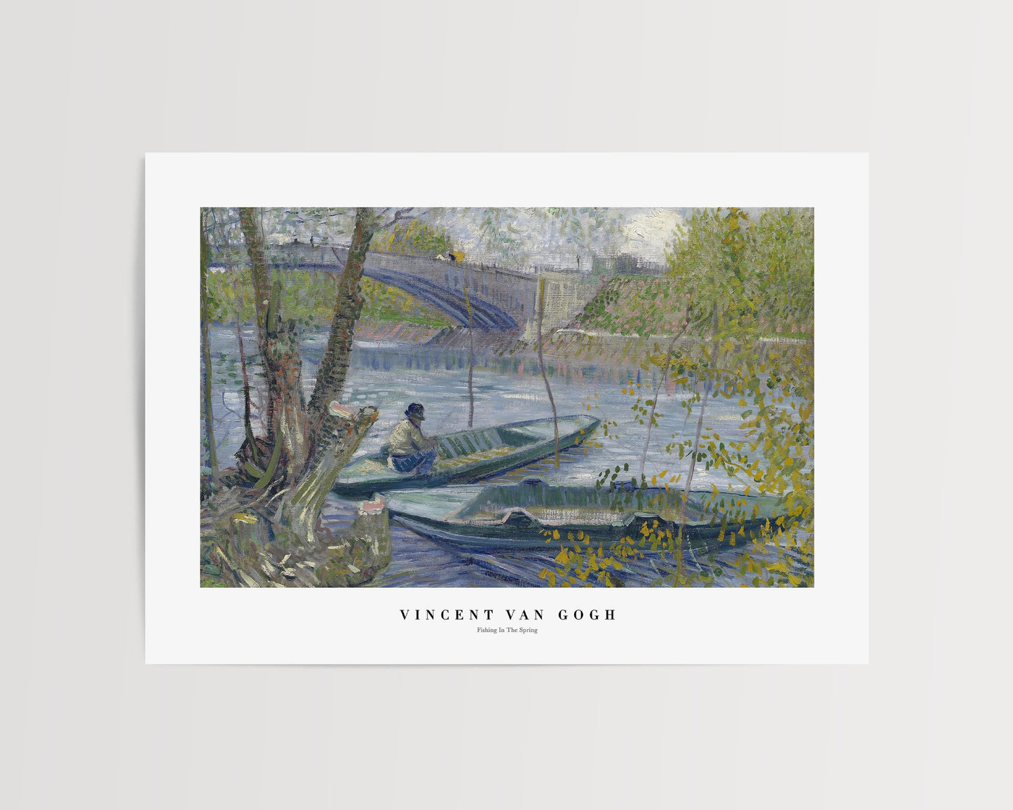 Van Gogh - Fishing In The Spring Print