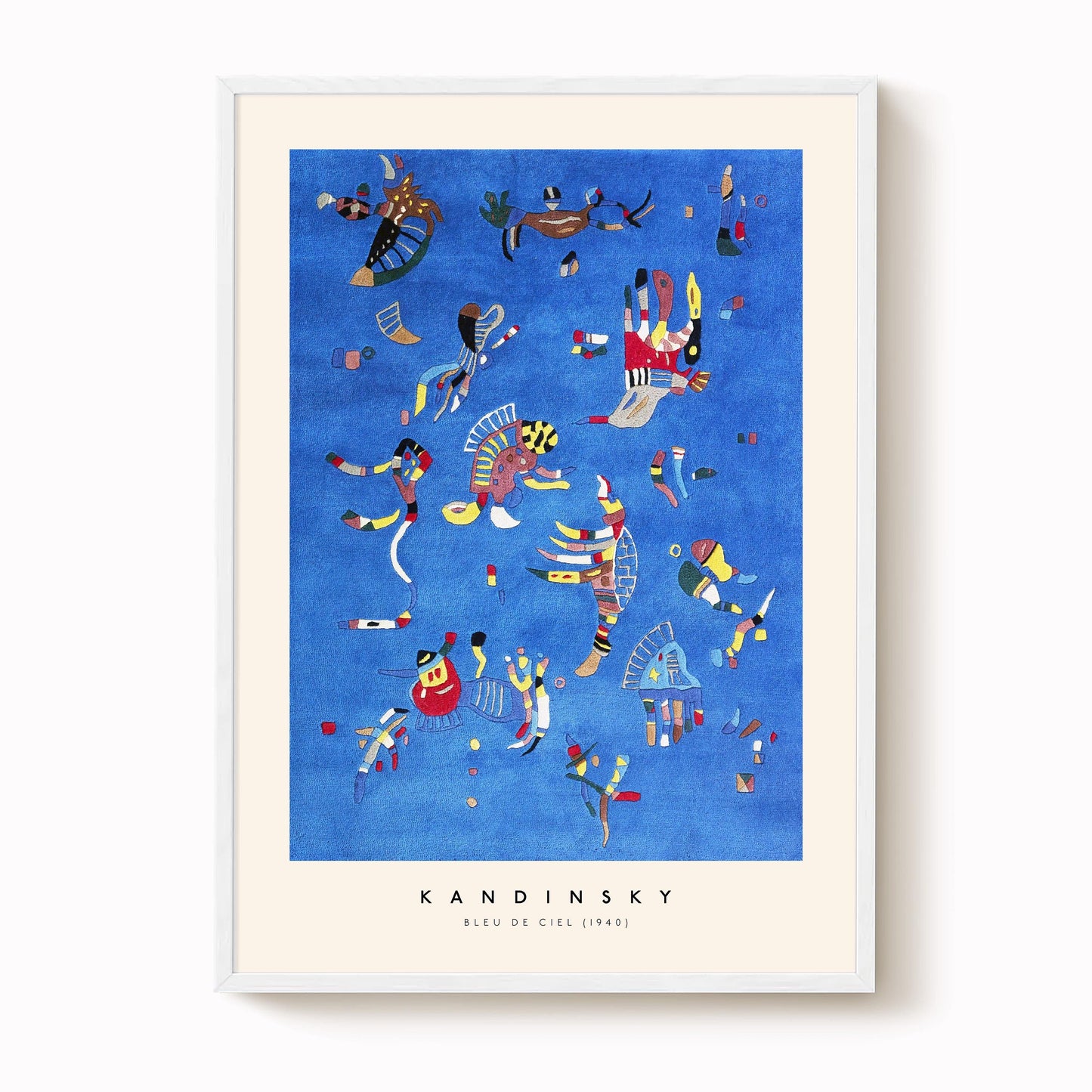 Kandinsky - Bleu De Ciel Print