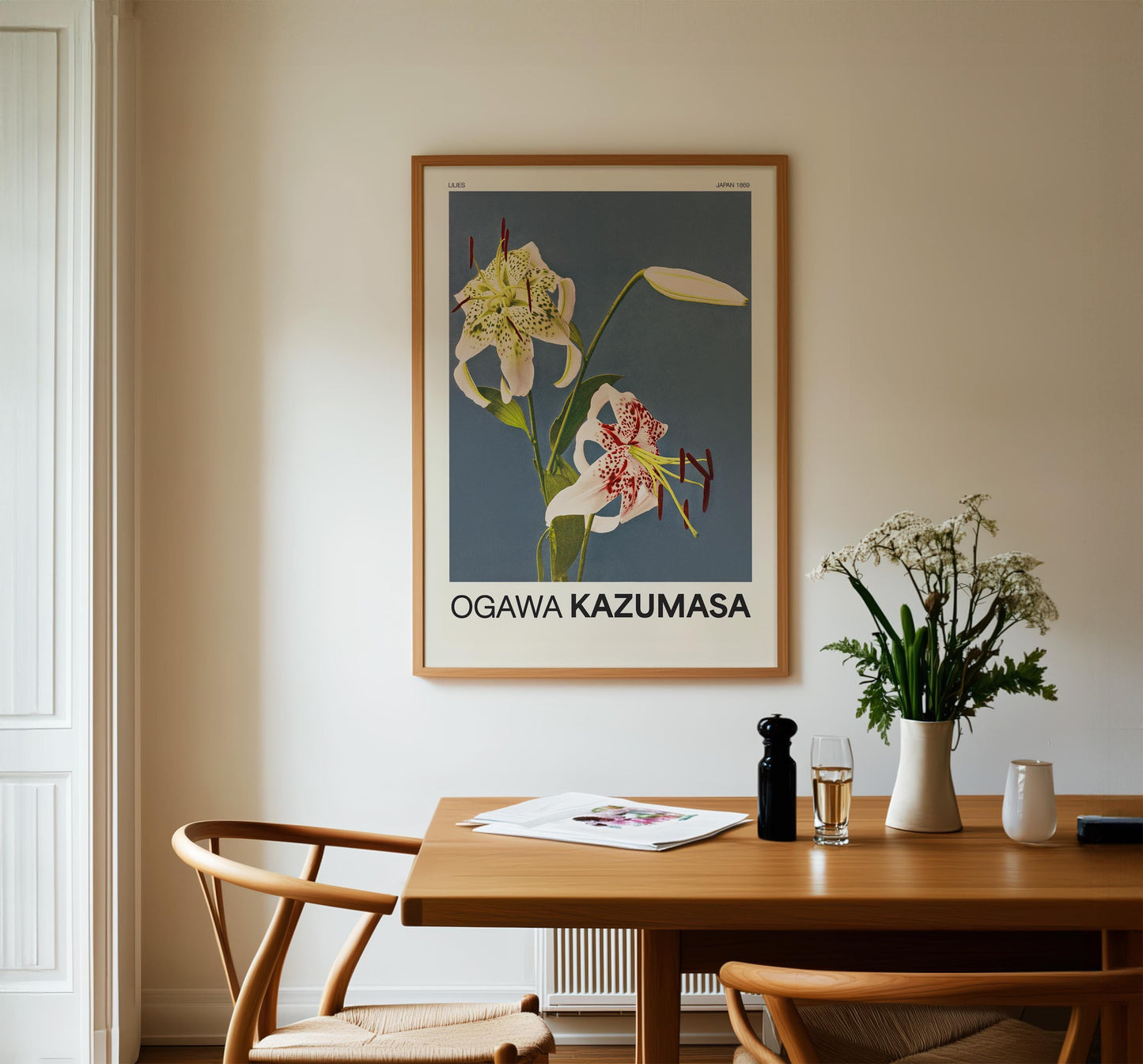 Ogawa Kazumasa - Lilies Print