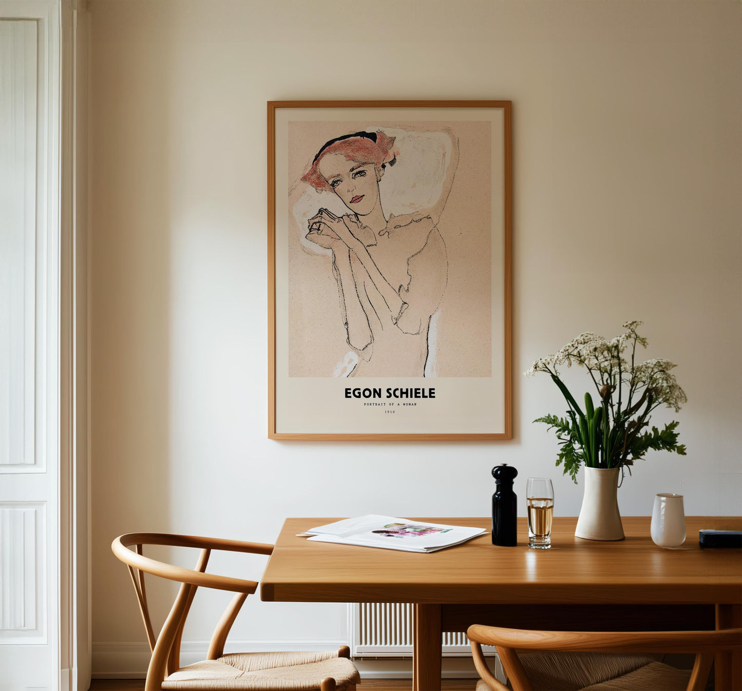Egon Schiele - No. 288: Portrait of a Young Woman Print