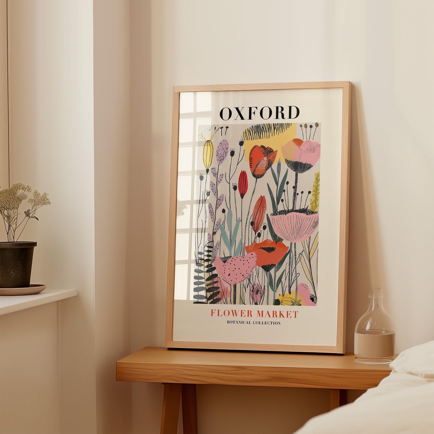Oxford Flower Market Print