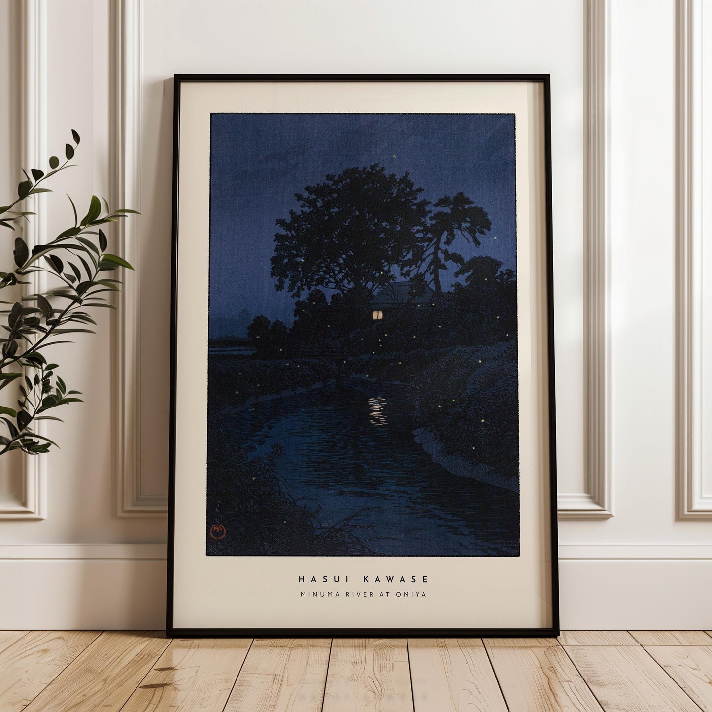 Hasui Kawase - Minuma River at Omiya Print
