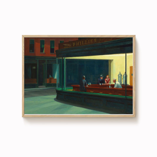 Edward Hopper - Nighthawks Print