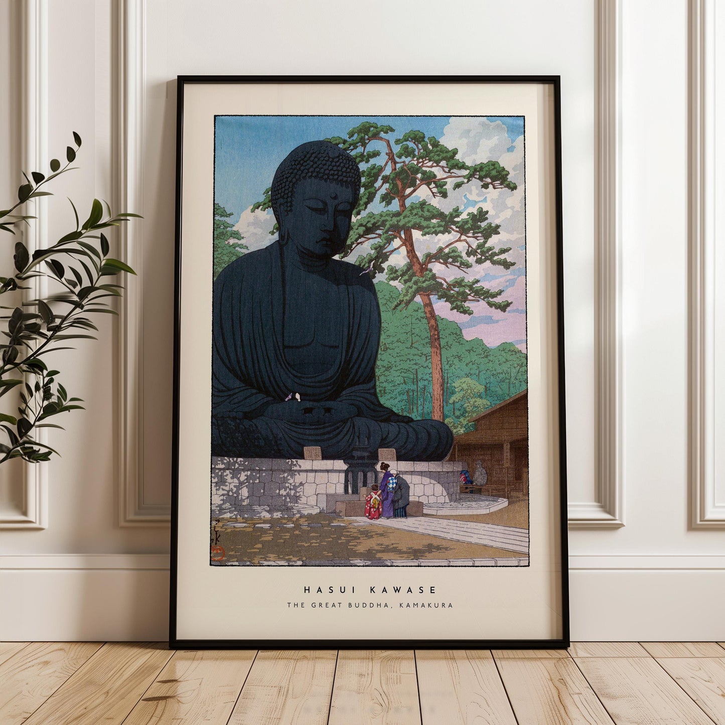 Hasui Kawase - The Great Buddha, Kamakura Print