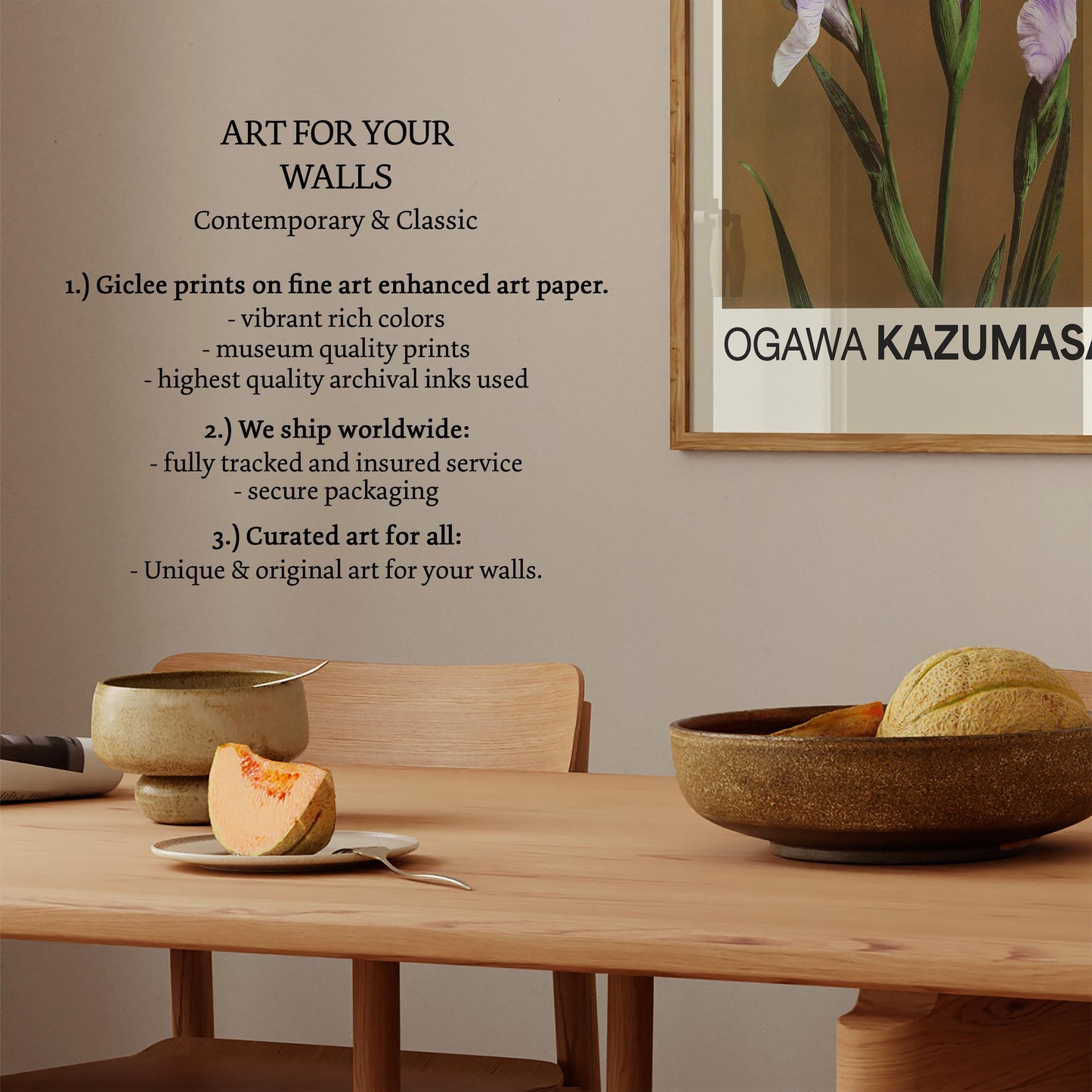 Ogawa Kazumasa - Vintage Japanese Iris Print