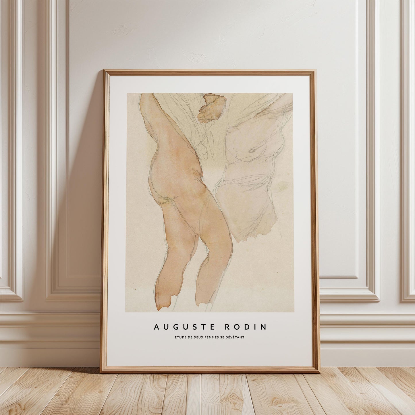 Auguste Rodin - Nude Study Print