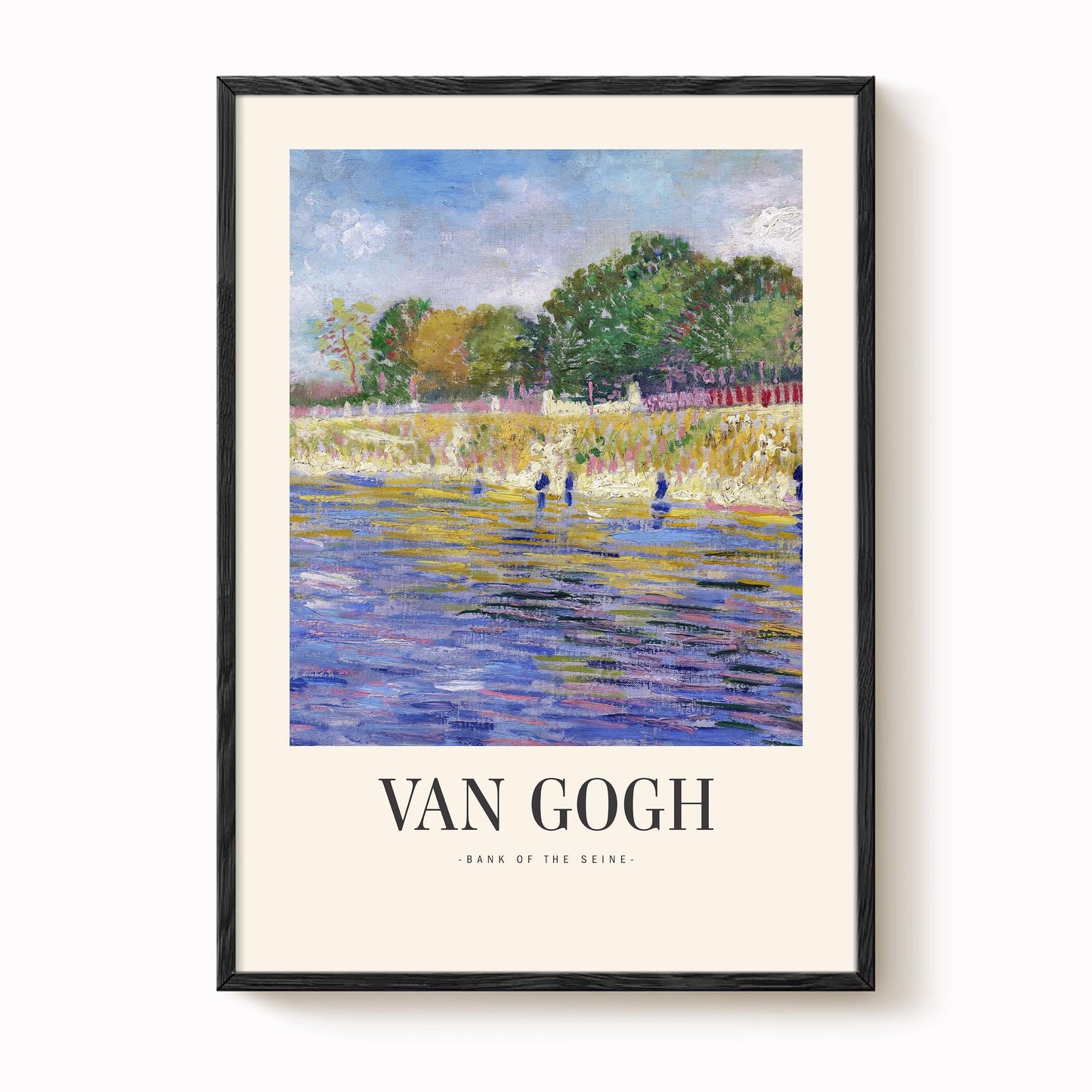 Van Gogh Art - Bank of the Seine Print