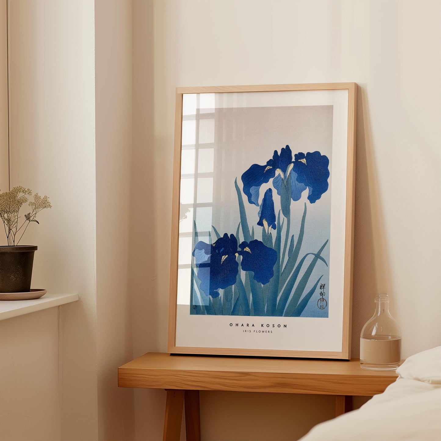 Ohara Koson - Iris Flowers Print