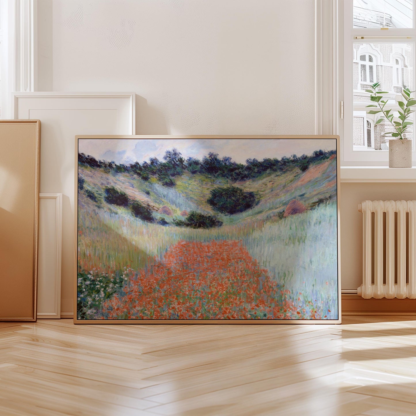 Monet - Poppy Field Print