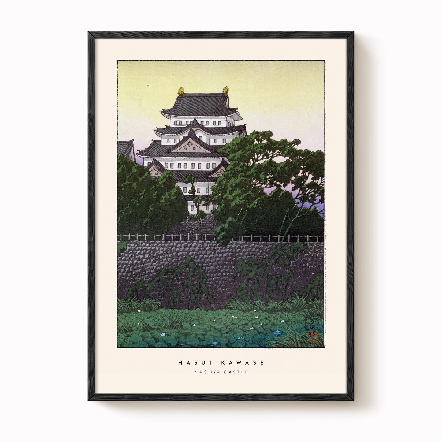 Hasui Kawase - Nagoya Castle Print