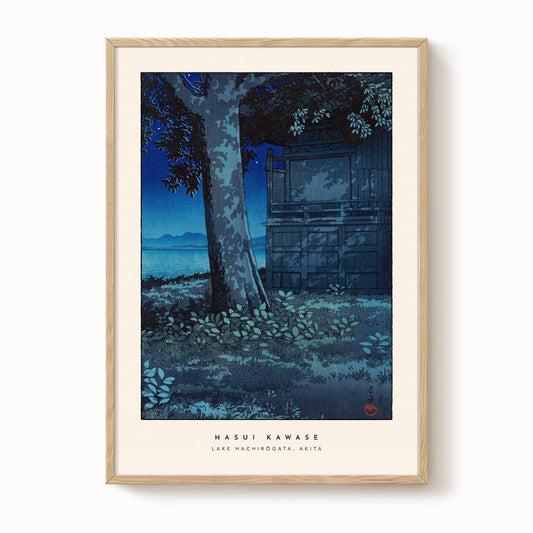 Hasui Kawase - Lake Hachiro Gata Print