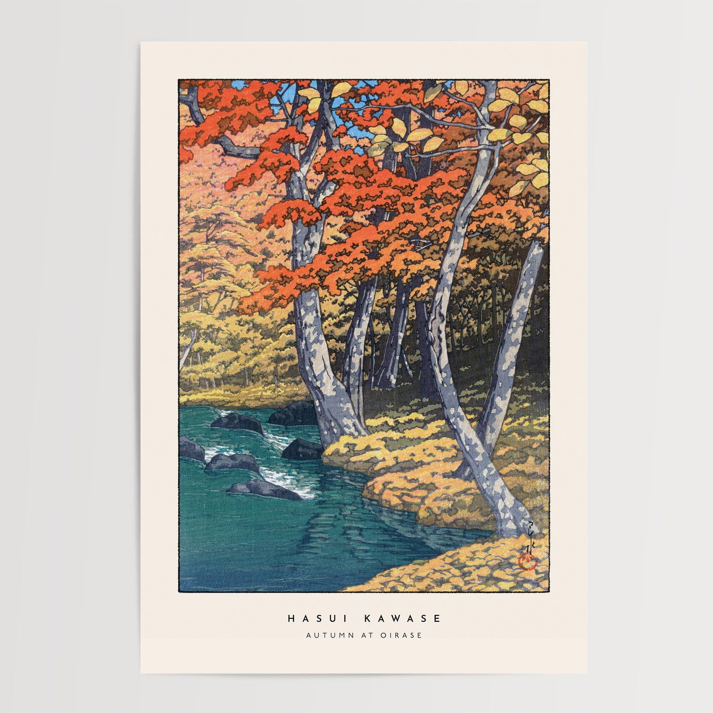 Hasui Kawase - Autumn At Oirase Print